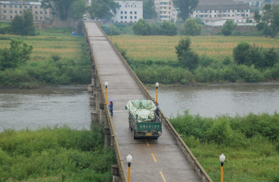 No man's land crossing north korea