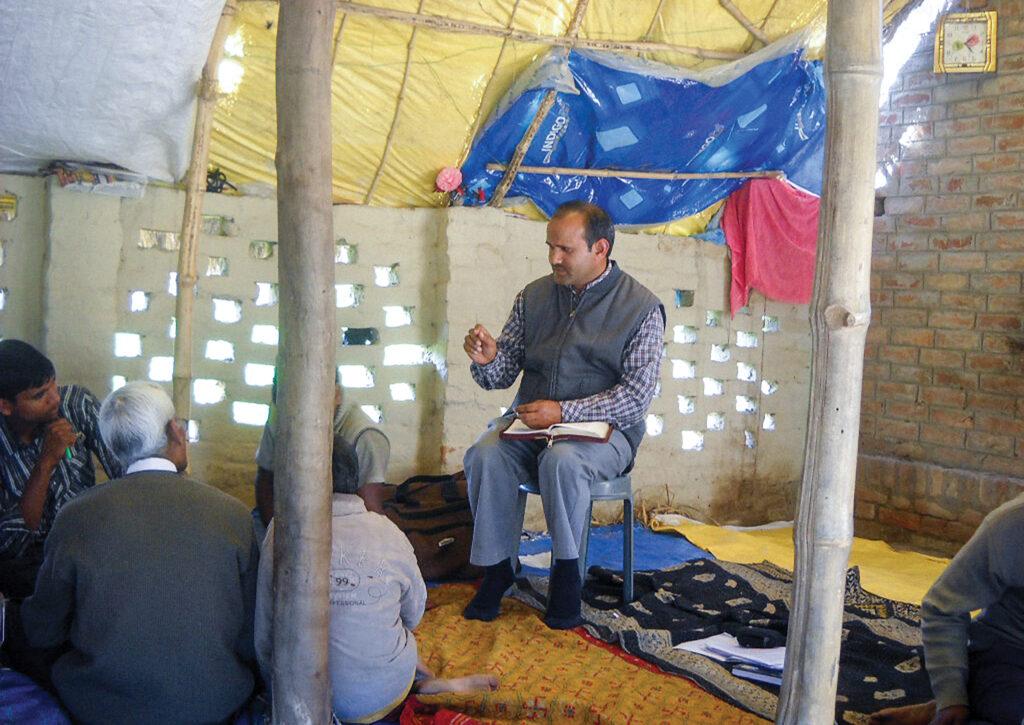 an elder teaches in a local church