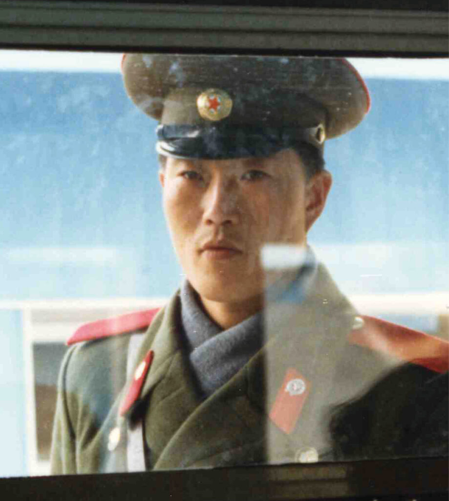 A North Korean soldier